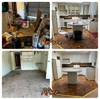 Junk Removal Before & After